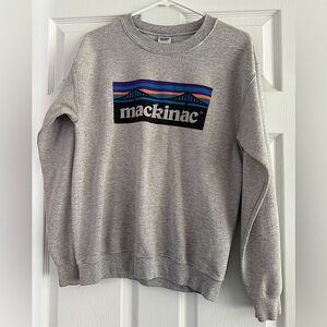Mackinaw Crewneck (Grey) Size small